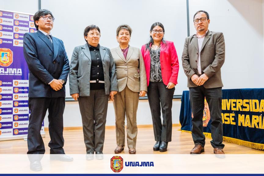 DOCENTES DE LA UNAJMA COMPARTEN LOS RESULTADOS DE SUS TRABAJOS DE INVESTIGACIÓN